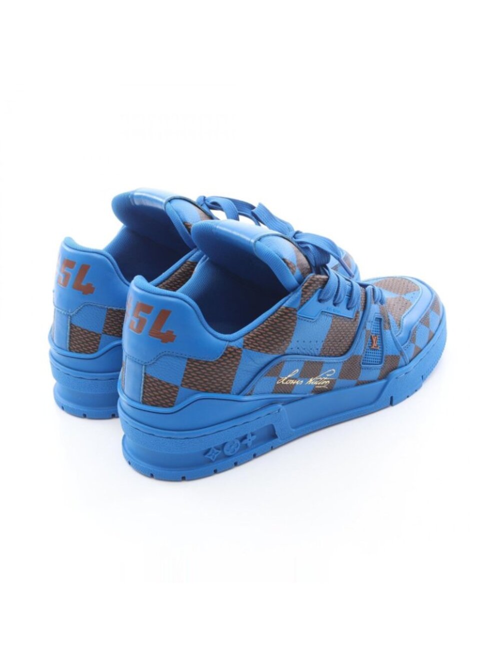 Louis Vuitton Sneakers LV Trainer Line Damier Pop Canvas Leather - Picture 2 of 9